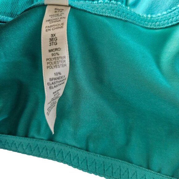 Rhonda Shear Green Style 676 Shapewear Leisure Bra in Size  3X - Picture 8 of 9